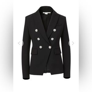 Veronica Beard Miller Dickey Jacket, Black, Size 14